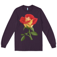 Plum Ketchup And Mustard Rose Long Sleeve Tee - LillyAllenDesigns