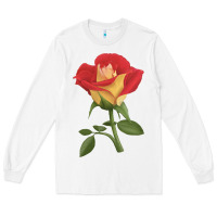 White Ketchup And Mustard Rose Long Sleeve Tee - LillyAllenDesigns