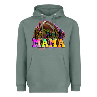 Sage football mama Heavyweight Hoodie - LillyAllenDesigns