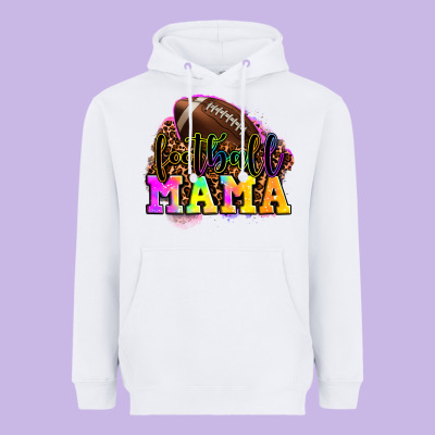 Football Mama Heavyweight Hoodie Designed By Lillyallendesigns