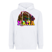 White football mama Heavyweight Hoodie - LillyAllenDesigns