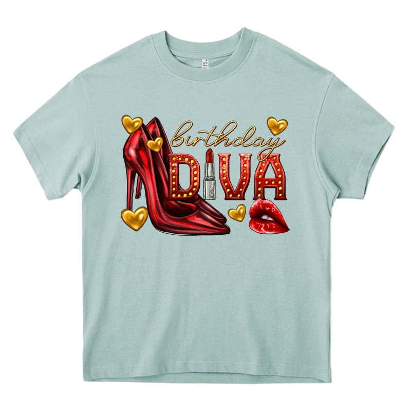 Birthday Diva Heavy Core Tee by texasbilliewilder | Teevron