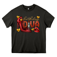 Asphalt birthday diva Heavy Core Tee - texasbilliewilder