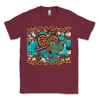 Burgundy hearts mama Classic Tee - Artiststas