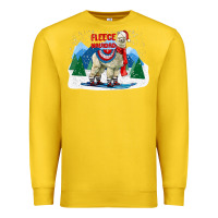 Lemon fleece navidad alpaca mountains Premium Sweatshirt - LillyAllenDesigns
