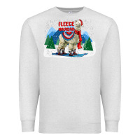 Oatmeal Heather fleece navidad alpaca mountains Premium Sweatshirt - LillyAllenDesigns