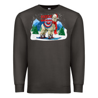 Smoke fleece navidad alpaca mountains Premium Sweatshirt - LillyAllenDesigns