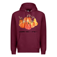 Burgundy Happy Fall Y all Premium Hoodie - Bettercallsaul