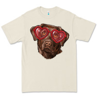Bone labrador retriever with love glass Premium Tee - RanaPortraitStore