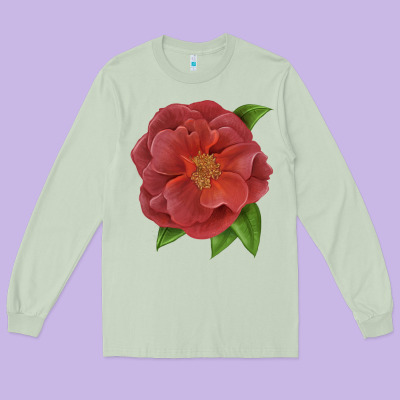Cinco De Mayo Rose Long Sleeve Tee Designed By Lillyallendesigns