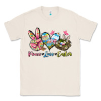 Natural Peace love Easter Classic Tee - LillyAllenDesigns