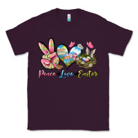 Plum Peace love Easter Classic Tee - LillyAllenDesigns