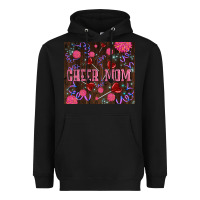 Black cheer mom party Heavyweight Hoodie - LillyAllenDesigns