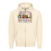 Sandshell happy easter heifers Zipper Hoodie - MaliasSmallBusiness