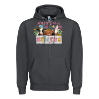 Smoke happy easter heifers Zipper Hoodie - MaliasSmallBusiness