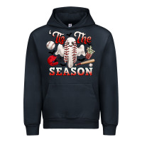 Navy tis the season baseball halloween Urban Hoodie - CowGirlArtShop