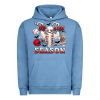 Pigment Pebble Blue tis the season baseball halloween Urban Hoodie - CowGirlArtShop