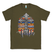 Army Green western faith Classic Tee - AdoDesignShop