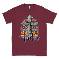 Burgundy western faith Classic Tee - AdoDesignShop