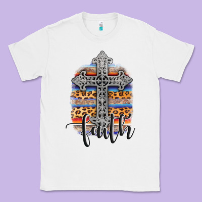 Western Faith Classic Tee Designed By Adodesignshop
