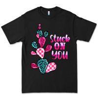 Black stuck on you cactus Premium Tee - BarkalooDesign