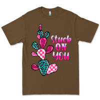 Cacao stuck on you cactus Premium Tee - BarkalooDesign