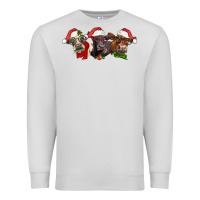 Dove Grey christmas heifers Premium Sweatshirt - LillyAllenDesigns