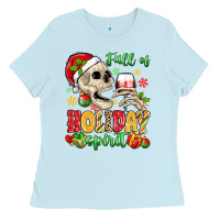 Full Of Holiday Spirit Ladies Tee | Teevron