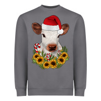 Storm calf sunflower christmas Heavyweight Sweatshirt - JahusDesignShop