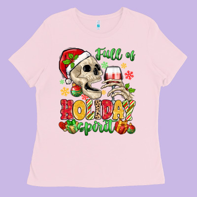 Ladies Tee full of holiday spirit