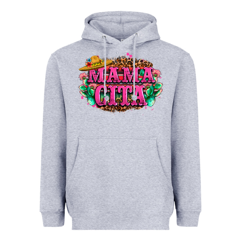 Vibrant Fiesta Typography Heavyweight Hoodie by LillyAllenDesigns | Teevron