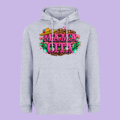 Vibrant Fiesta Typography Heavyweight Hoodie Designed By Lillyallendesigns