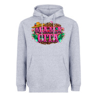 Heather Grey vibrant fiesta typography Heavyweight Hoodie - LillyAllenDesigns