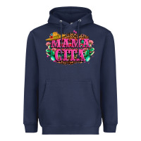 Navy vibrant fiesta typography Heavyweight Hoodie - LillyAllenDesigns