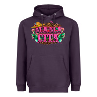 Plum vibrant fiesta typography Heavyweight Hoodie - LillyAllenDesigns