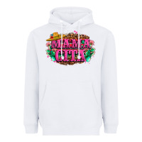White vibrant fiesta typography Heavyweight Hoodie - LillyAllenDesigns