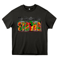 Asphalt my history is strong Heavy Core Tee - Zillion Design Studio