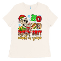 Ho Ho Holy Shit What A Year Ladies Tee | Teevron