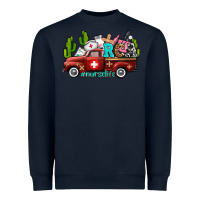 Navy rca nurse truck with cactus Heavyweight Sweatshirt - AdoDesignShop