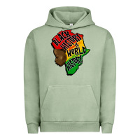 Pigment Oil Green black history is world history Urban Hoodie - CowGirlArtShop
