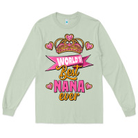 Matcha world's best nana ever Long Sleeve Tee - Jasminsmagicworld