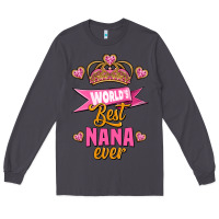 Smoke world's best nana ever Long Sleeve Tee - Jasminsmagicworld