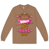 Toasted Coconut world's best nana ever Long Sleeve Tee - Jasminsmagicworld