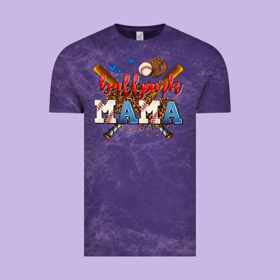 Ballpark Mama Vintage Tee Designed By Adodesignshop
