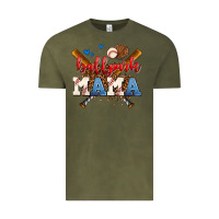 Vintage Olive ballpark mama Vintage Tee - AdoDesignShop
