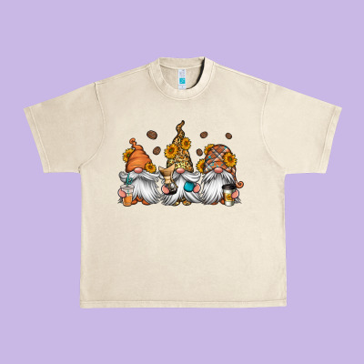 Coffee Gnomes Urban Heavy Tee Designed By Jasminsmagicworld
