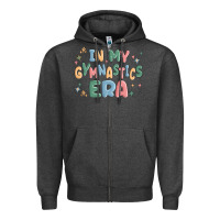 Charcoal Heather in my gymnastics era Zipper Hoodie - MaliasSmallBusiness