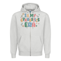 Dove Grey in my gymnastics era Zipper Hoodie - MaliasSmallBusiness