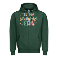 Sports Green in my gymnastics era Zipper Hoodie - MaliasSmallBusiness