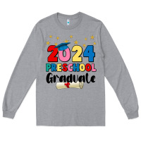 Heather Grey 2024 preschool graduate Long Sleeve Tee - JahusDesignShop